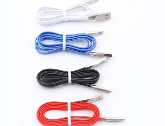 micro usb 發(fā)光數據線面條線